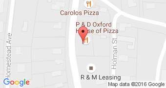 P & D Oxford House of Pizza